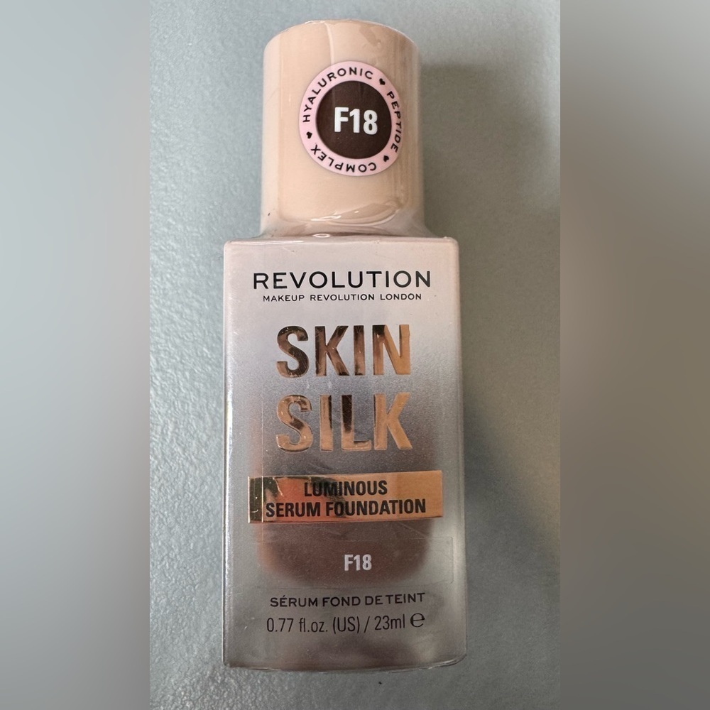 Revolution Skin Silk Luminous Serum Foundation in F18